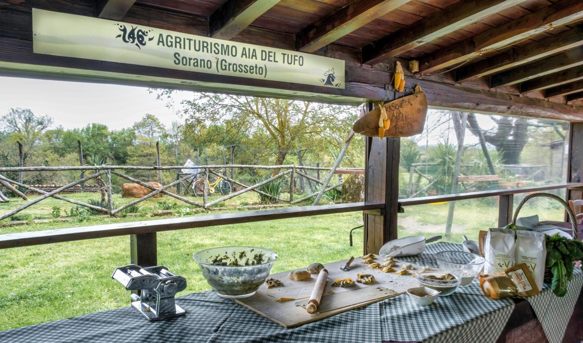 Bio Agriturismo Aia Del Tufo Sorano  ภายนอก รูปภาพ
